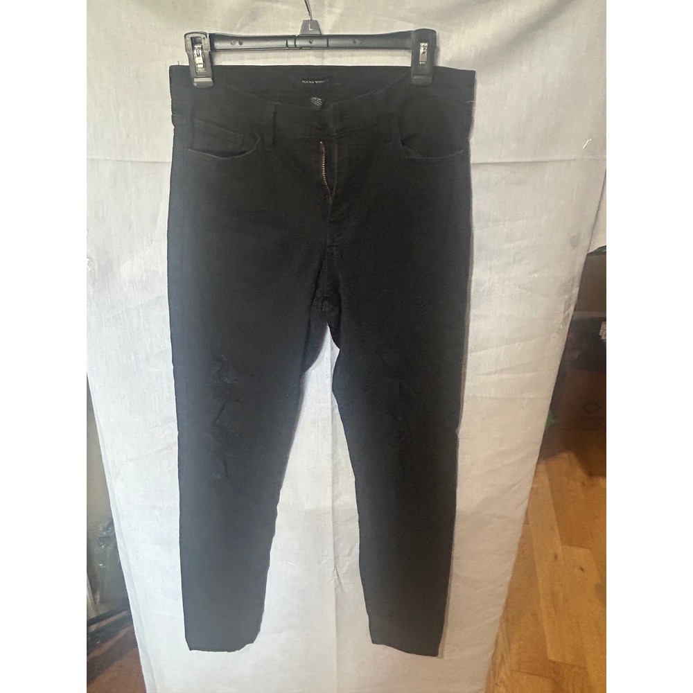 Flying Monkey Women Black Skinny Distressed Jeans Size 29